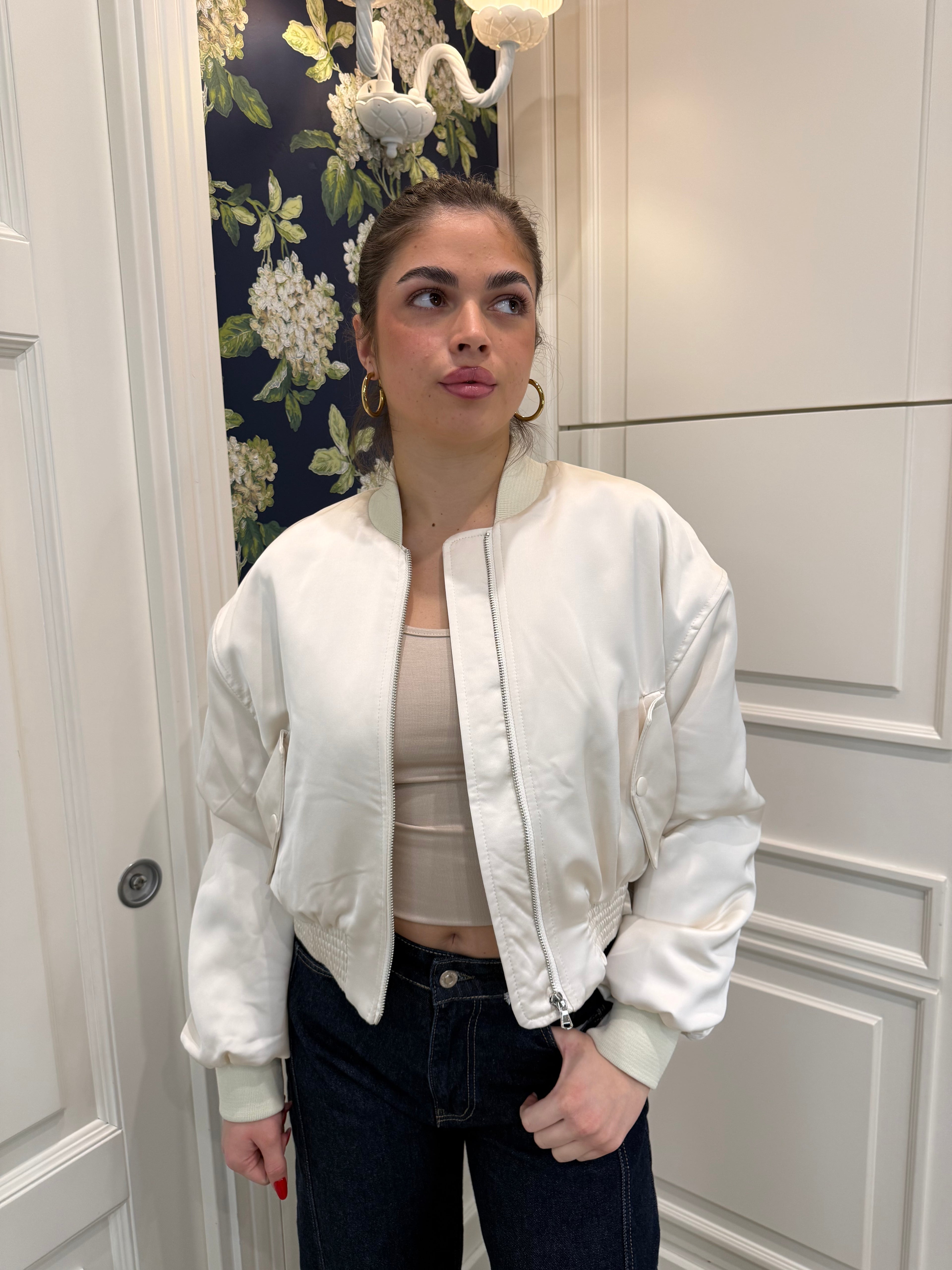 Bomber Satin By Lumina