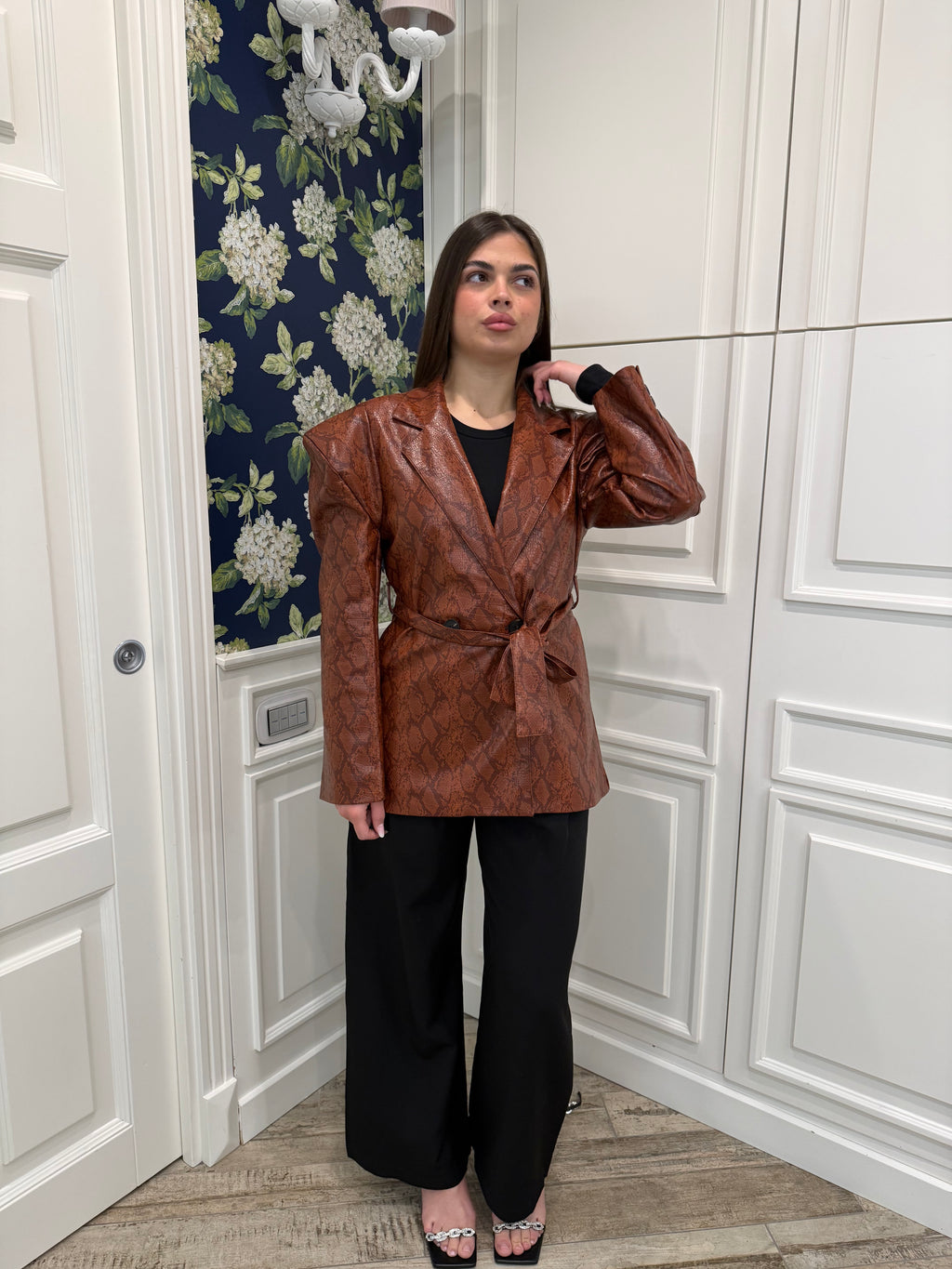 Giacca Pitonata Just West