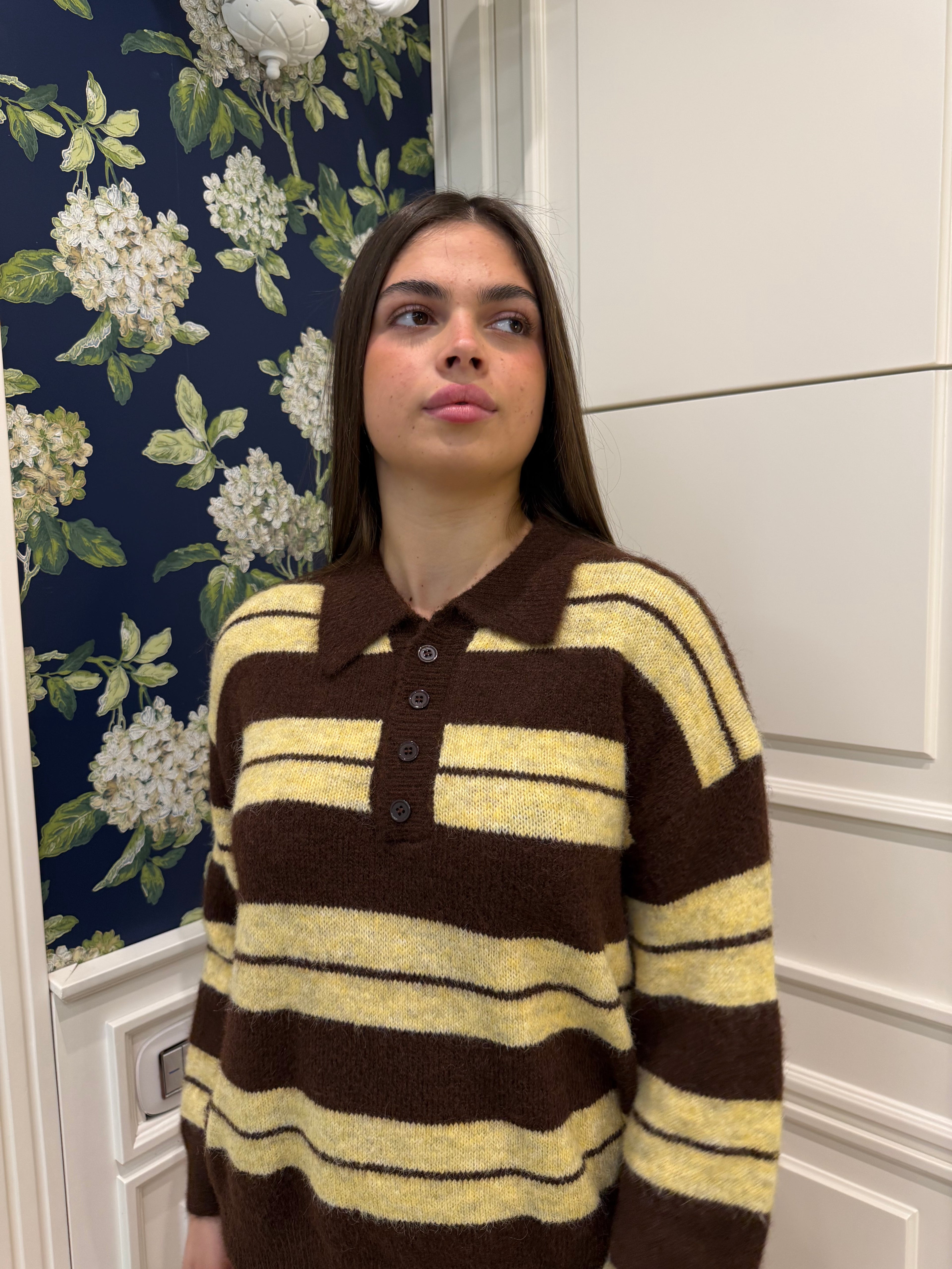 Pull Righe Giallo