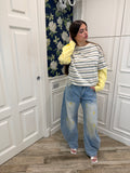 Maglia righe con Camicia
